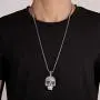 ROWIN&CO Iced Out Hip hop Bling Skull Pendant Necklaces Men Cz Diamond Personalized Punk Jewelry Birthday Gifts to Best Love Husband/Boyfriend, with 28'' Chain ROWIN&CO Iced Out Hip hop Bling Skull Pendant Necklaces Men Cz Diamond Personalized Punk Jewelry Birthday Gifts to Best Love Husband/Boyfriend, with 28'' Chain