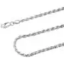 925 Sterling Silver 3 MM Diamond Cut Rope Chain Necklace for Men Women & Girls Upgraded Lobster Claw Clasp Made in Italy 16 18 20 22 24 30 and 36 Inch