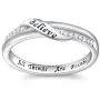 Inspirational Jewelry Sterling Silver Engraved Believe All Things are Possible Band Ring for Women Girlfriend, Size 5-10 Inspirational Jewelry Sterling Silver Engraved Believe All Things are Possible Band Ring for Women Girlfriend, Size 5-10