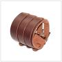Mgutillart Punk Rock Metal Buckle Wristband Wide Leather Belt Cuff Bracelet