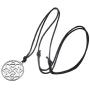 Religious Slavic Hollow Valkyrie Symbol Pagan Amulet Pendant Necklace Jewelry for Men Jewelry