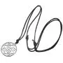 Religious Slavic Hollow Valkyrie Symbol Pagan Amulet Pendant Necklace Jewelry for Men Jewelry
