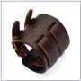 Fusamk Hip Hop Alloy Dragon Totem Adjustable Leather Bracelet Bangle,7.0-8.0inches