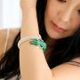 Fashion Statement Animal Bangle Cuff Bracelelt For Women, Gold Plating Chunky Bracelet Crocodile Bangle Party Jewelry