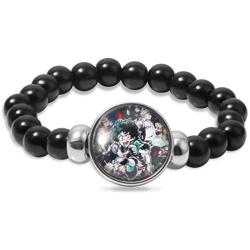 My Hero Academia Anime Bracelet Bakugou Katsuki Todoroki Shoto Midoriya Izuku Gemstone Jewelry