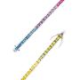 Diamoness Sterling Silver Rainbow Cubic Zirconia Tennis Bracelet, 7.25”