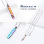 Minicremation Cremation Ashes Jewelry Cube Bar Urn Necklace for Ashes Crystal Memorial Locckets Keepsake Pendants Cremation Jewelry