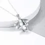JZCOLOR Sterling Silver Elephant Necklace for Women - Cute Elephant Animal Pendant Jewelry Gift for Elephant Lover Valentine Jewelry for Teens Girls
