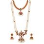 Fashionatelier Beautiful Designer Gold Plated Necklace Set