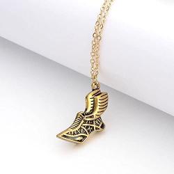 NOUMANDA Fashion Personalized Winged Shoes Pendant Necklace Charm Retro Jewelry