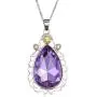 2pcs Sofia Amulet Necklace Teardrop Amethyst Pendant Necklace Sofia The First Princess Costumes Jewelry Girls Necklace 2pcs Sofia Amulet Necklace Teardrop Amethyst Pendant Necklace Sofia The First Princess Costumes Jewelry Girls Necklace
