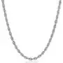 RMREWY 925 Sterling Silver 1.8mm Braided Rope Chain for Men and Women Braided Twist Italian Necklace, Rope Chain for Men or Women (16-24 Inch) RMREWY 925 Sterling Silver 1.8mm Braided Rope Chain for Men and Women Braided Twist Italian Necklace, Rope Chain for Men or Women (16-24 Inch)