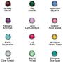 MyNameNecklace Engraved Baby Feet Pendant Necklace Swarovski Crystals Personalized Names Birthstone for Mom