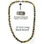 Auras by Osiris - Tiger Eye Beaded Necklace For Men - World Class Durability & Magnetic Clasp - Good Luck - Confidence - Handmade in USA Tiger Eye 10mm) Auras by Osiris - Tiger Eye Beaded Necklace For Men - World Class Durability & Magnetic Clasp - Good Luck - Confidence - Handmade in USA Tiger Eye 10mm)
