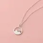 Boma Jewelry Sterling Silver Mountain Range Peak Circle Pendant Necklace, 18 Inches Boma Jewelry Sterling Silver Mountain Range Peak Circle Pendant Necklace, 18 Inches