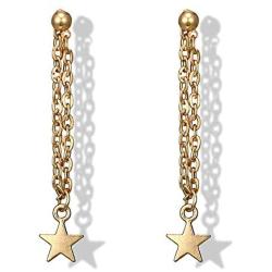 Olbye Star Earrings Gold Star Drop Earrings Charm Earring Jewelry for Women and Girls