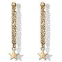 Olbye Star Earrings Gold Star Drop Earrings Charm Earring Jewelry for Women and Girls