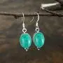 Turquoise Earrings 925 Silver Overlay handmade Dangle Earrings Turquoise Earrings 925 Silver Overlay handmade Dangle Earrings