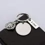 Inspirational Keychain You are Braver Stronger Smarter Than You Think Compass Keychain Graduation Gift Family Friend Students Kids Gifts