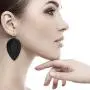 Genuine Leather Earrings Lightweight Teardrop Earrings - Handmade Leaf Dangle Antique Looking Petal Summer Earrings Set for Women Girls, 9 Pairs Random Color Genuine Leather Earrings Lightweight Teardrop Earrings - Handmade Leaf Dangle Antique Looking Petal Summer Earrings Set for Women Girls, 9 Pairs Random Color
