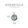 TOUPOP,Tree of Life Urn Necklace Sterling Silver Cremation Necklace Keepsake Ashes with w/Funnel Filler Memorial Locket Jewelry Gifts for Women Girls TOUPOP,Tree of Life Urn Necklace Sterling Silver Cremation Necklace Keepsake Ashes with w/Funnel Filler Memorial Locket Jewelry Gifts for Women Girls