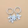 HOLLP Pregnancy Gift New Mom New Dad Puzzle Piece Keychain Set Soon to Be Mommy/Daddy Jewelry Gift for New Mommy Dad