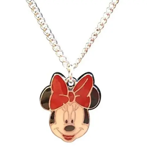 Porter Gallery USA Minnie Mouse Inspired Charm 16'' Necklace Set Gift Boxed Porter Gallery USA Minnie Mouse Inspired Charm 16'' Necklace Set Gift Boxed
