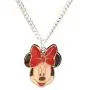 Porter Gallery USA Minnie Mouse Inspired Charm 16'' Necklace & Earrings Set Gift Boxed