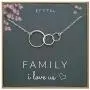 EFYTAL Family I Love Us Sterling Silver Necklace for new Mom Baby Three 3 Circles Mothers Day Jewelry Wife Gift EFYTAL Family I Love Us Sterling Silver Necklace for new Mom Baby Three 3 Circles Mothers Day Jewelry Wife Gift