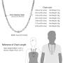 PROSTEEL Stainless Steel Fancy Chain Necklace for Men Women, Black/Silver/Gold Tone, Nickle Free, Hypoallergenic, Trendy France Style Coffee Chain, 5mm/10mm Bead, Come Gift Box