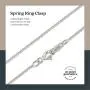 18k Gold over Sterling Silver 1mm Box Chain Necklace Made in Italy 14 Inch