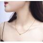 N+A Inspirt House Initial Heart Necklace- Handmade Dainty Personalized Letter Heart Choker Necklace Gift for Women Teens Girls Child