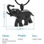 LYFML Cremation Jewelry Urn Necklace Elephant Memorial Ashes Pendant Made of Titanium Steel, Animals Series Come with Filling Kit LYFML Cremation Jewelry Urn Necklace Elephant Memorial Ashes Pendant Made of Titanium Steel, Animals Series Come with Filling Kit