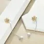 POPKIMI Pearl Earrings for Women 925 Sterling Silver Dangle Drop Earrings