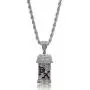 LC8 Jewelry Hip Hop PX Design Z Capsule Medicine Pill Holder Container Pendant Cremation Urn Necklace with 24 Inch Stainless Steel