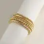 14K Gold Beaded Bracelets for Women,Dainty Gold Plated Chain Link Bracelet Stretchable Adjustable Bracelet……