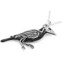 Controse Womens Silver-Toned Stainless Steel Rave N Bones Necklace with Pendant 28''