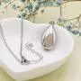 Engraved Teardrop Urn Necklace for Ashes Simple Cremation Keepsakes Memorial Cremation Jewelry for Loved One Engraved Teardrop Urn Necklace for Ashes Simple Cremation Keepsakes Memorial Cremation Jewelry for Loved One
