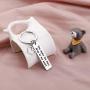 HOLLP Jason The Good Place Gift Valentines Day Gift for Her You Make The Bass Drop in My Heart Keychain The Good Place Fans Gift