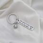 ENSIANTH Oyster Lover Keychain The World is Your Oyster,You are The Pearl Keychain Beach Gift Pearl Shell Gift Positive Thinker Gift