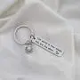 ENSIANTH Oyster Lover Keychain The World is Your Oyster,You are The Pearl Keychain Beach Gift Pearl Shell Gift Positive Thinker Gift
