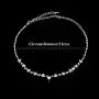 Barode Bridal Wedding Necklace Earring Set Silver Shiny Rhinestone Necklaces Bride Crystal Jewelry Accessories for Women and Girls Barode Bridal Wedding Necklace Earring Set Silver Shiny Rhinestone Necklaces Bride Crystal Jewelry Accessories for Women and Girls