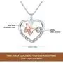 Angelady Silver Butterfly Pendant Necklaces for Women & Girls - Love Heart Necklace Birthday Christmas Valentine Jewellery Gifts for Girlfriend, Wife, Sister Angelady Silver Butterfly Pendant Necklaces for Women & Girls - Love Heart Necklace Birthday Christmas Valentine Jewellery Gifts for Girlfriend, Wife, Sister