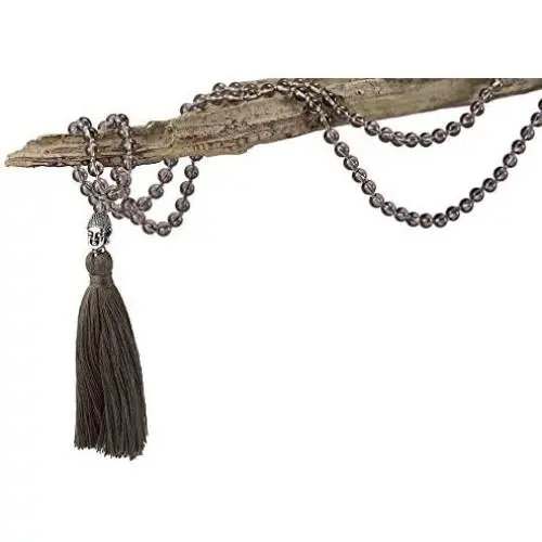 Self-Discovery Mala Necklace Tassel, 108 Beads 6mm Japa Mala Rose Quartz, Picture Jasper, Labradorite for Men or Women Self-Discovery Mala Necklace Tassel, 108 Beads 6mm Japa Mala Rose Quartz, Picture Jasper, Labradorite for Men or Women
