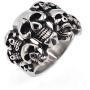 Stainless Steel Gothic Skull Vintage Antique Style Biker Rings Cocktail Party Rings Comfort Fit Size 7-11