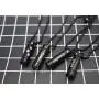 Suxerlry Keepsake Tube Locket Ashes Urn Pendant Necklace Black Memorial Stainless Steel Jewelry