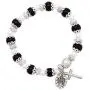 Rosemarie Collections Womens Simulated Pearl Beaded Stretch Rosary Bracelet with Crucifix and Miraculous Medal Rosemarie Collections Womens Simulated Pearl Beaded Stretch Rosary Bracelet with Crucifix and Miraculous Medal