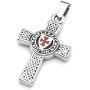 Zysta Stainless Steel Knights Templar Cross Sturdy Women Mens Pendant Necklace with 24 inches Chain Link