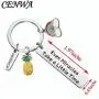 CENWA Rainbow Baby Keychain for New Mom Even Miracles Take a Little Time Keychain IVF Infertility Warrior Gift