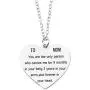 Gifts for Mom Women You Are the Only Person Heart Pendant Necklace Mother Gifts Charm Necklace Gifts for Mom from Son Daugter Mothers Day Gifts Birthday Christmas Gifts for Mother Gifts for Mom Women You Are the Only Person Heart Pendant Necklace Mother Gifts Charm Necklace Gifts for Mom from Son Daugter Mothers Day Gifts Birthday Christmas Gifts for Mother